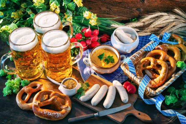 Traditional German Food at Oktoberfest